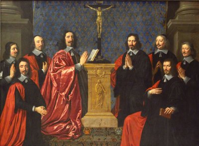 El preboste de los comerciantes y los concejales de la ciudad de París de Philippe de Champaigne